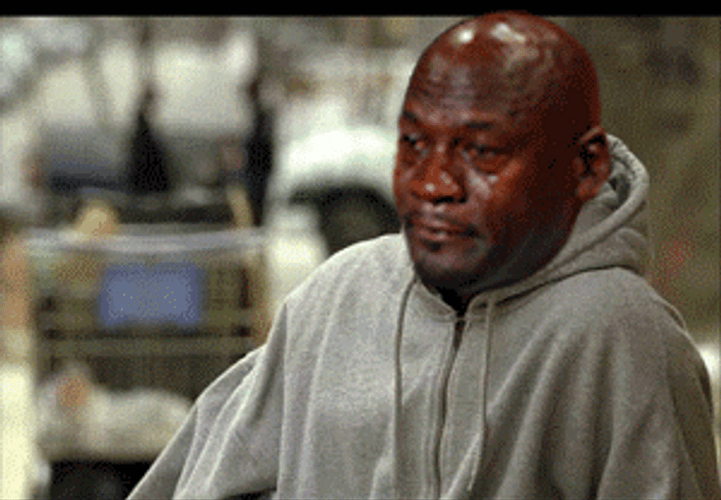 Sad Michael Jordan Tears Streaming Meme GIF