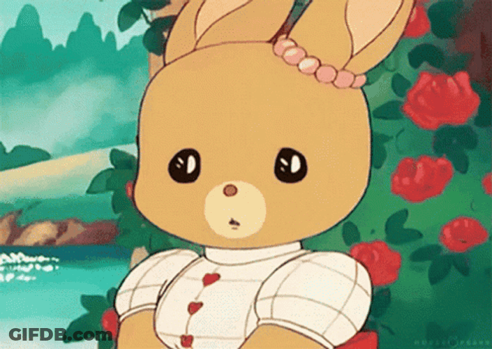 Sad Monogatari Bunny Aesthetic GIF