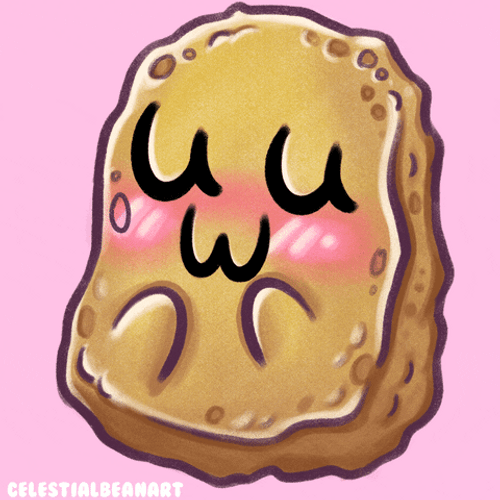 Sad Mood Chicken Nugget Meme GIF