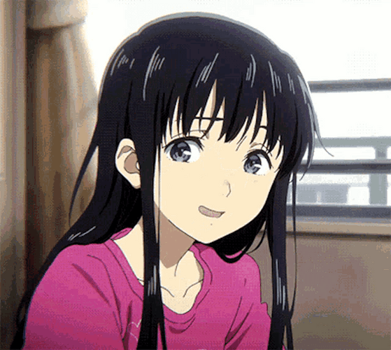 Sad Naoka Ueno Anime Girl GIF