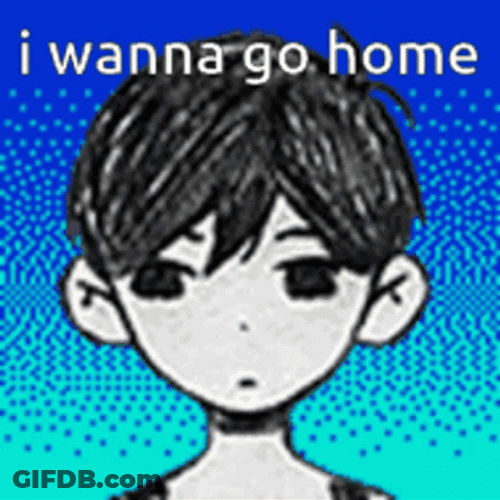 Sad Omori I Wanna Go Home GIF