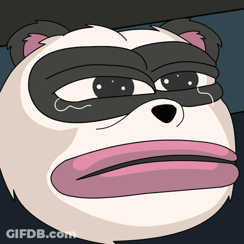 Sad Panda Bear GIF