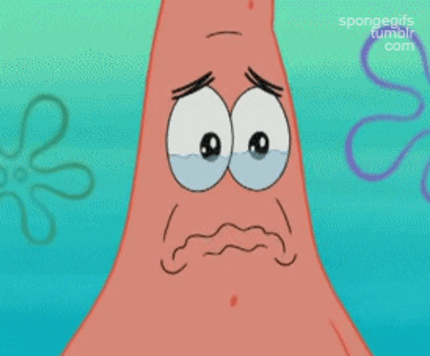 Sad Patrick Star GIF
