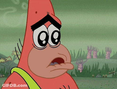 Sad Patrick Star SpongeBob GIF