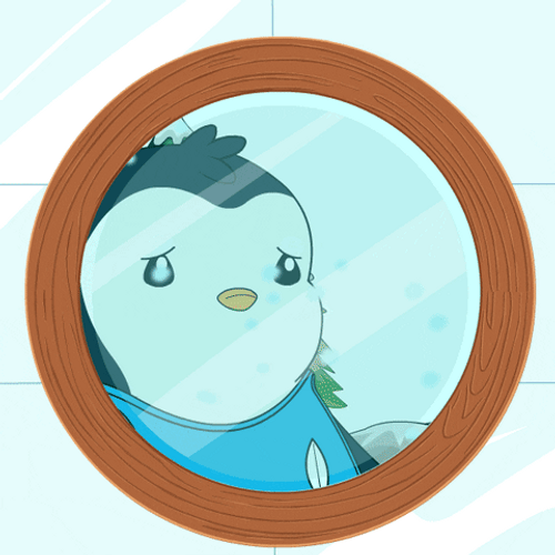 Sad Penguin Outside Left Out GIF