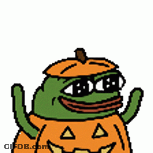 Sad Pepe Still Do Pumpkin Dance GIF