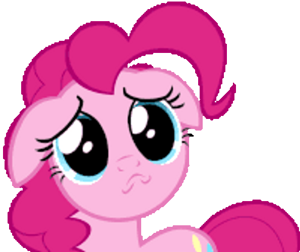 Sad Pinkie Pie's Pouty Face GIF