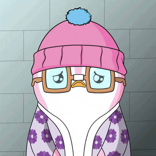 Sad Pudgy Penguin In Jail GIF