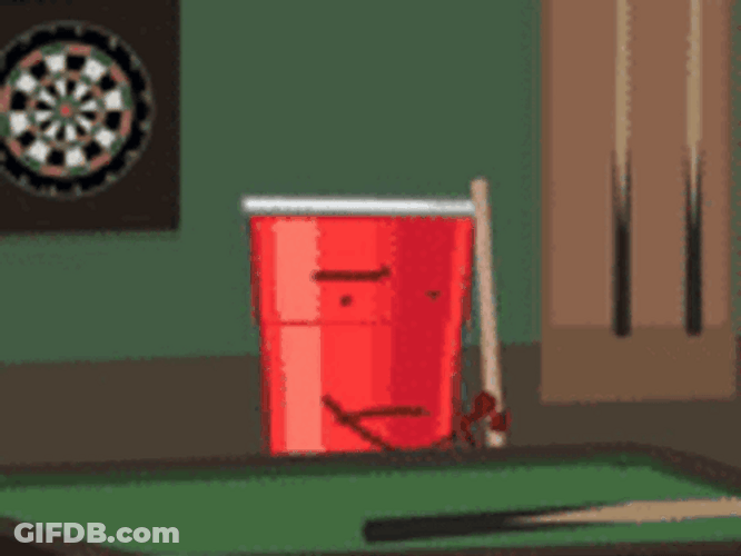 Sad Red Cup Writing GIF