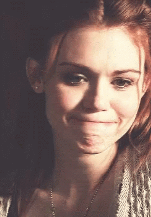 Sad Smile Lydia Martin Teen Wolf GIF