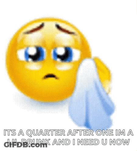 Sad Smiley Crying With Napkin GIF