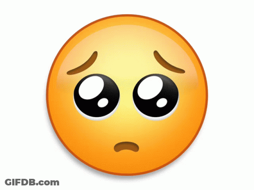 Sad Smiley Face GIF
