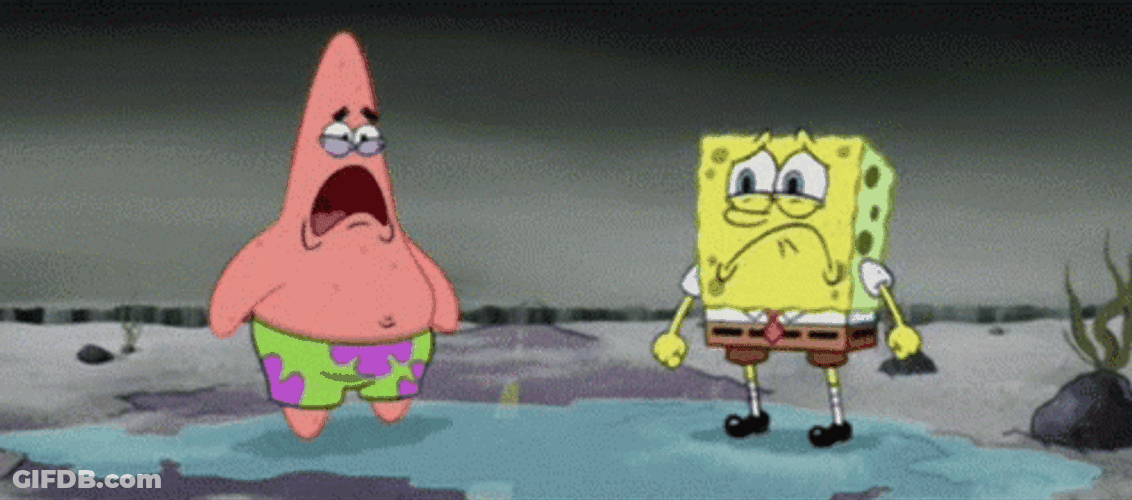 Sad Spongebob And Patrick Tears GIF