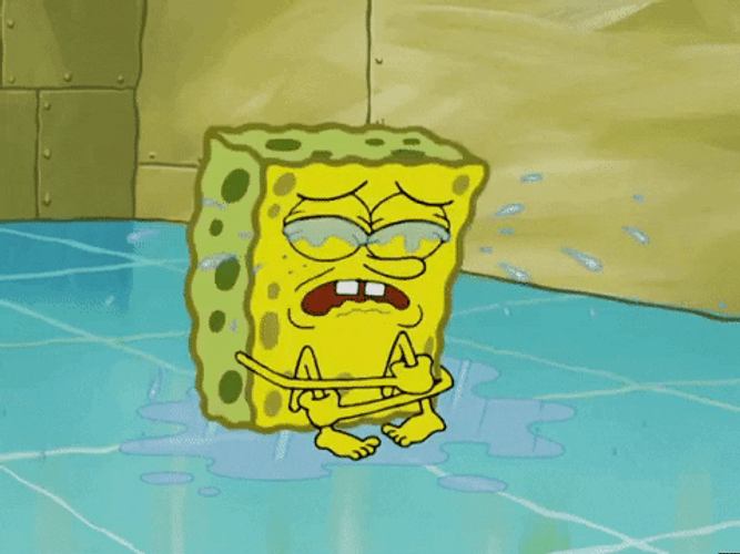 Sad Spongebob No Pants GIF