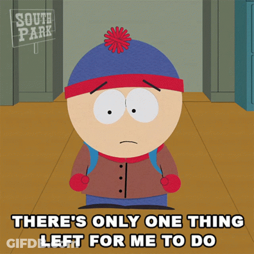 Sad Stan Marsh From South Park GIF