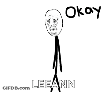 Sad Stick Figure Okay Leeann GIF