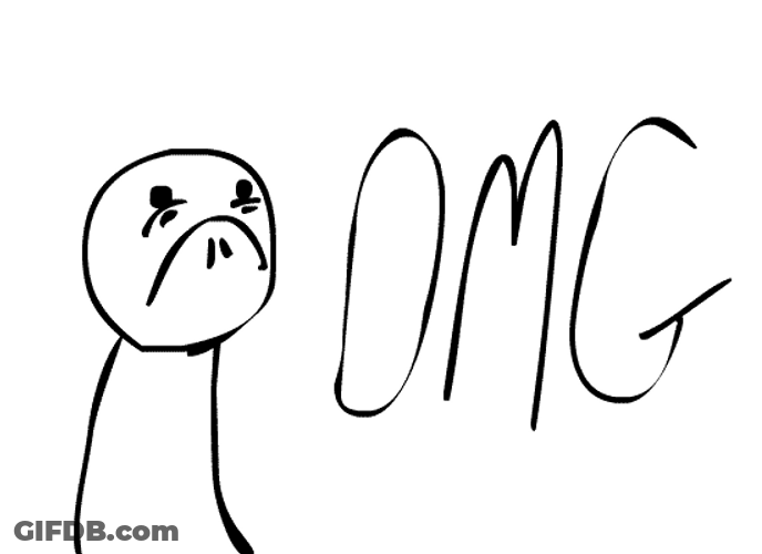 Sad Stick Man Omg Reaction GIF
