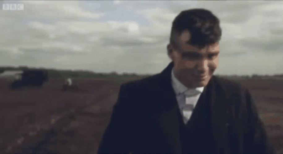Sad Thomas Shelby Walking Away GIF