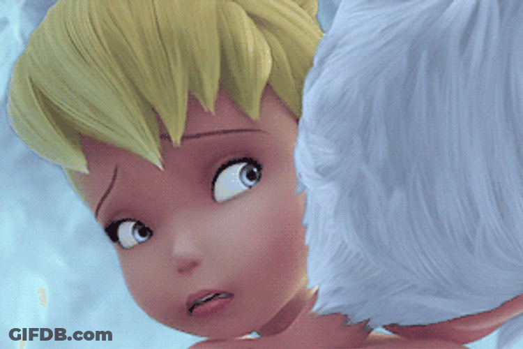 Sad Tinkerbell Close Eyes GIF