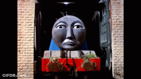 Sad Train GIF