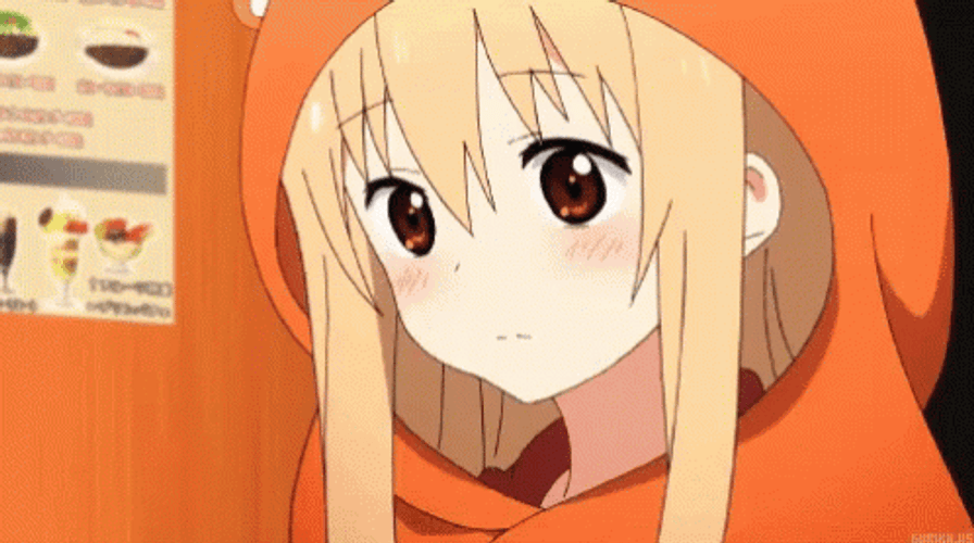 Sad Umaru-Chan GIF