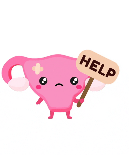 Sad Uterus Need Help Lungs GIF