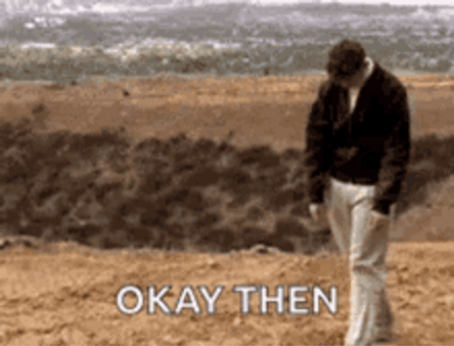 Sad Walking Man Okay Alrighty Then GIF
