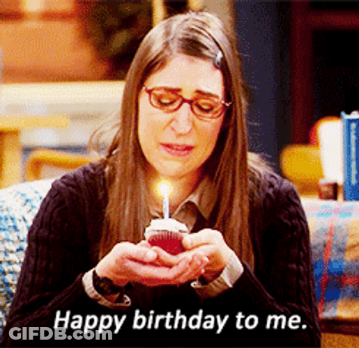 Sad Woman It's My Birthday GIF