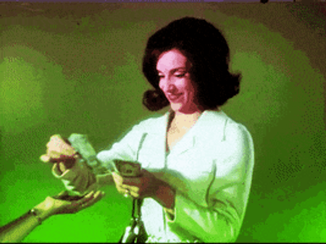 Sad Woman Take My Money GIF
