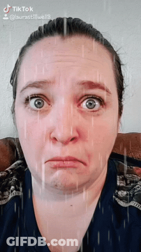 Sad Woman TikTok Watermark GIF
