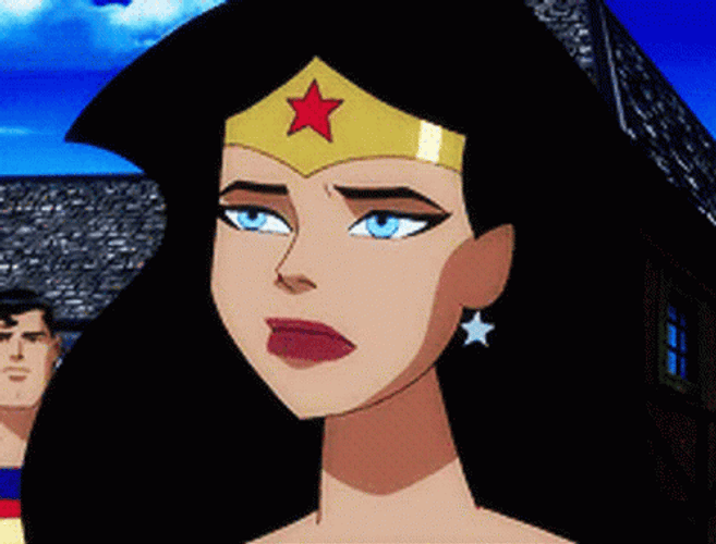 Sad Wonder Woman GIF