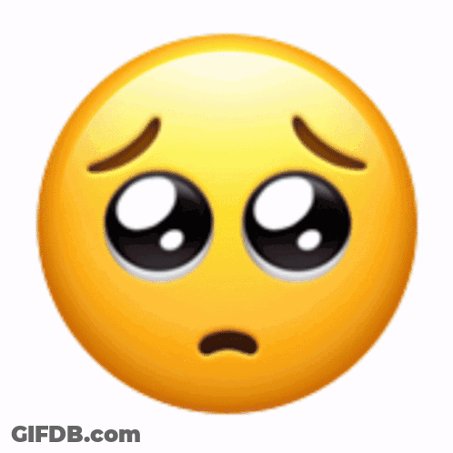 Sad Yellow Smiley Face GIF