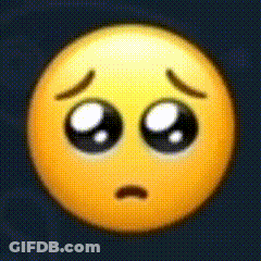 Sad Yellow Smiley Face GIF