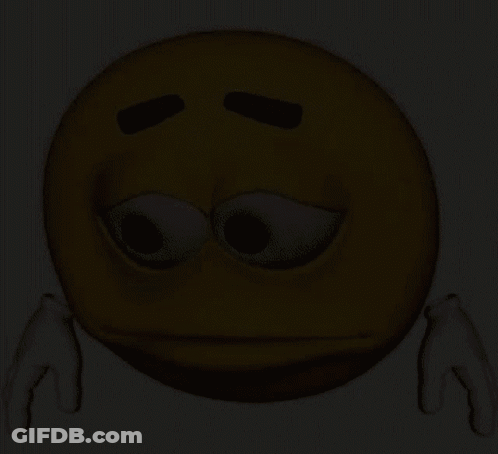Sad Yellow Smiley Face GIF