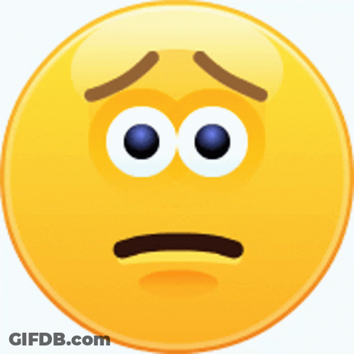 Sad Yellow Smiley Face GIF
