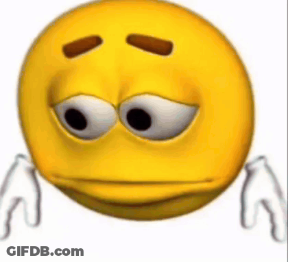 Sad Yellow Smiley With Wings GIF