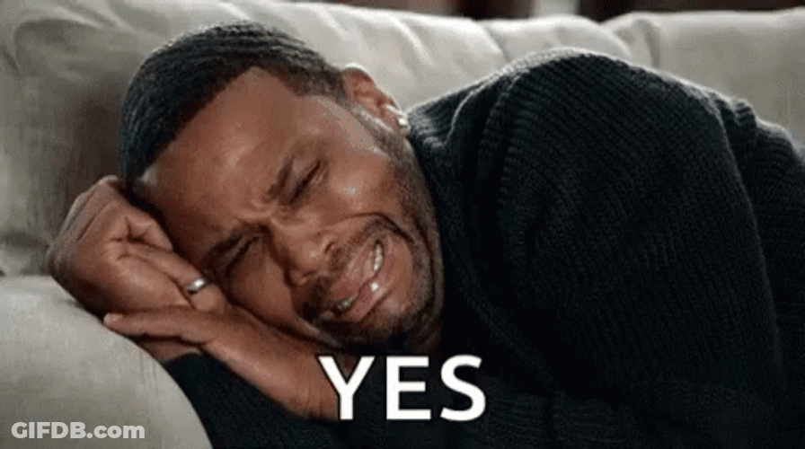 Sad Yes Anthony Anderson GIF