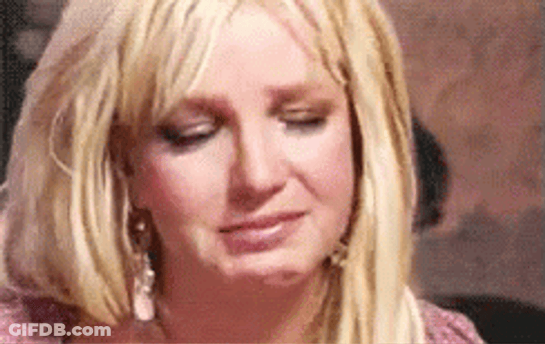 Sad Yes Britney Spears GIF
