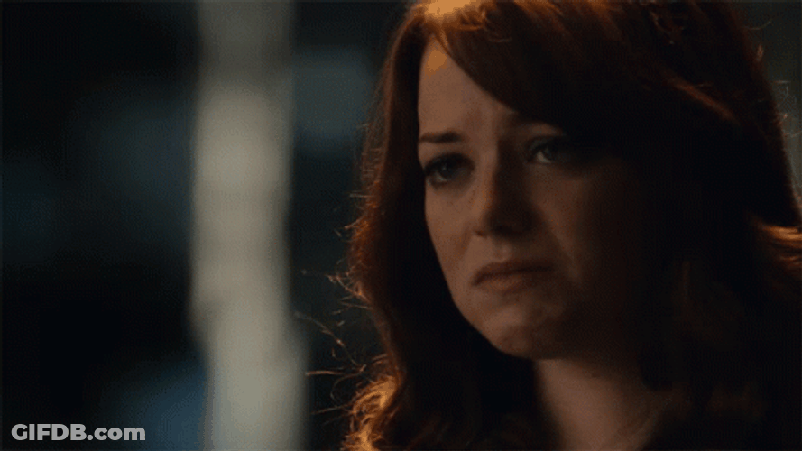 Sad Yes Emma Stone GIF