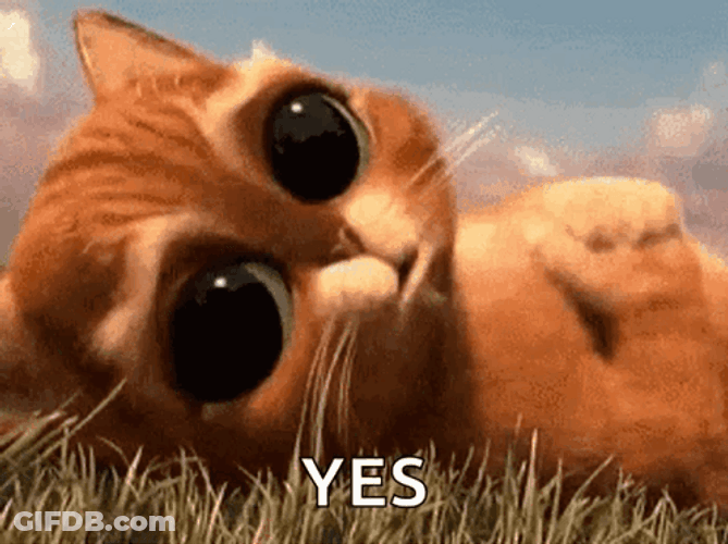 Sad Yes Puss In Boots GIF