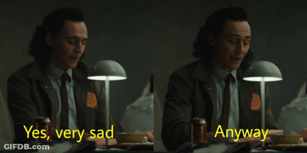 Sad Yes Tom Hiddleston GIF