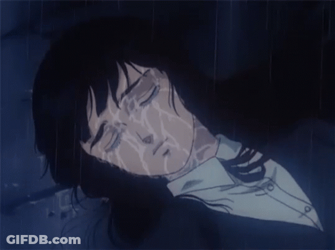 Sad Yumiko Shirasagi Weeping Aesthetic GIF