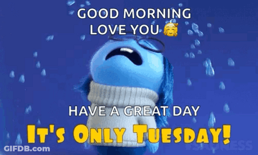 Sadness Crying It's Only Tuesday GIF