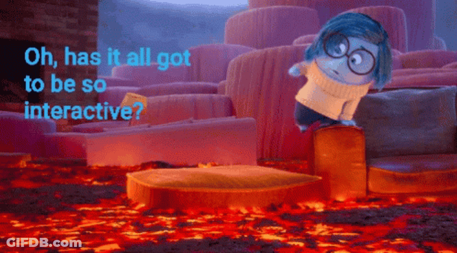 Sadness Inside Out Be So Interactive GIF