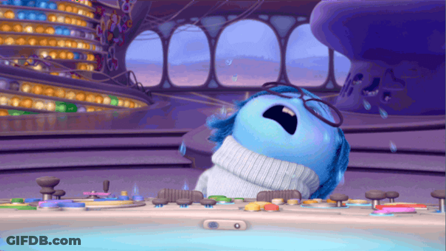 Sadness Inside Out Crying GIF