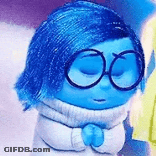 Sadness Inside Out Happy Shy GIF