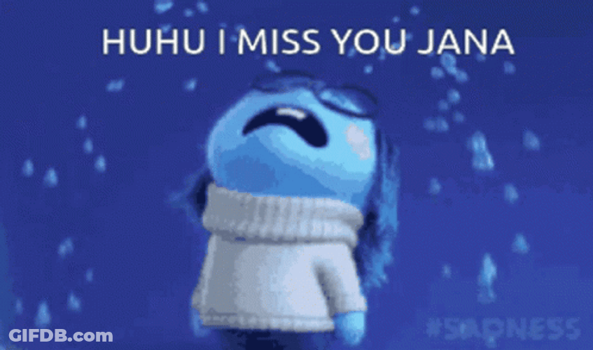 Sadness Inside Out Miss You Jana GIF