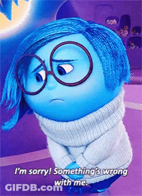 Sadness Saying Sorry Inside Out GIF