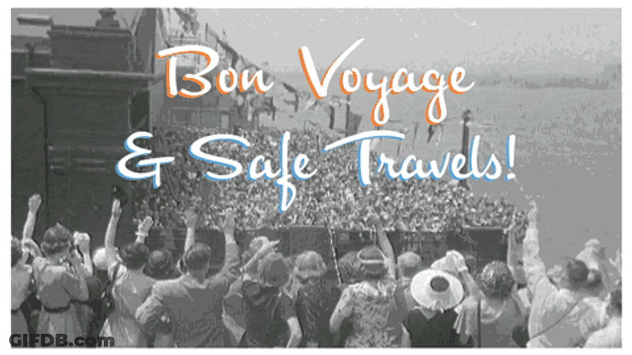 Safe Travels Black And White Titanic GIF