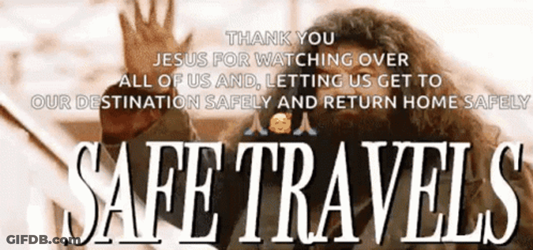 Safe Travels Hagrid Harry Potter GIF